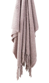 Matouk Poncho Throw Blanket in Deep Lilac at Fig Linens and Home 2