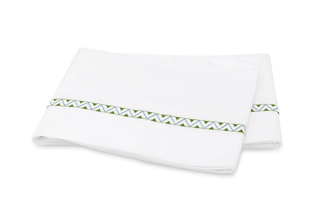 Prado Grass Flat Sheet | Matouk Schumacher at Fig Linens