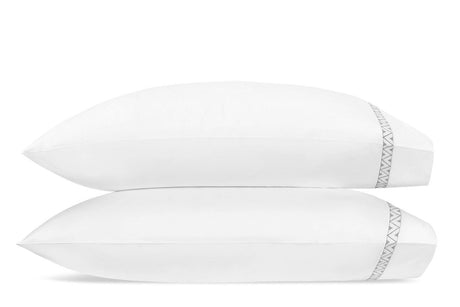 Prado Nickel Pillowcases | Matouk Schumacher at Fig Linens