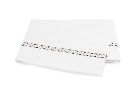 Prado Onyx Flat Sheet | Matouk Schumacher at Fig Linens