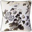 Pyne Hollyhock Charcoal - Throw Pillow by Ryan Studio