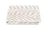 Quincy Sand Fitted Sheet | Matouk Schumacher at Fig Linens