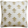 Rubia Embroidery Ivory - Throw Pillow by Ryan Studio