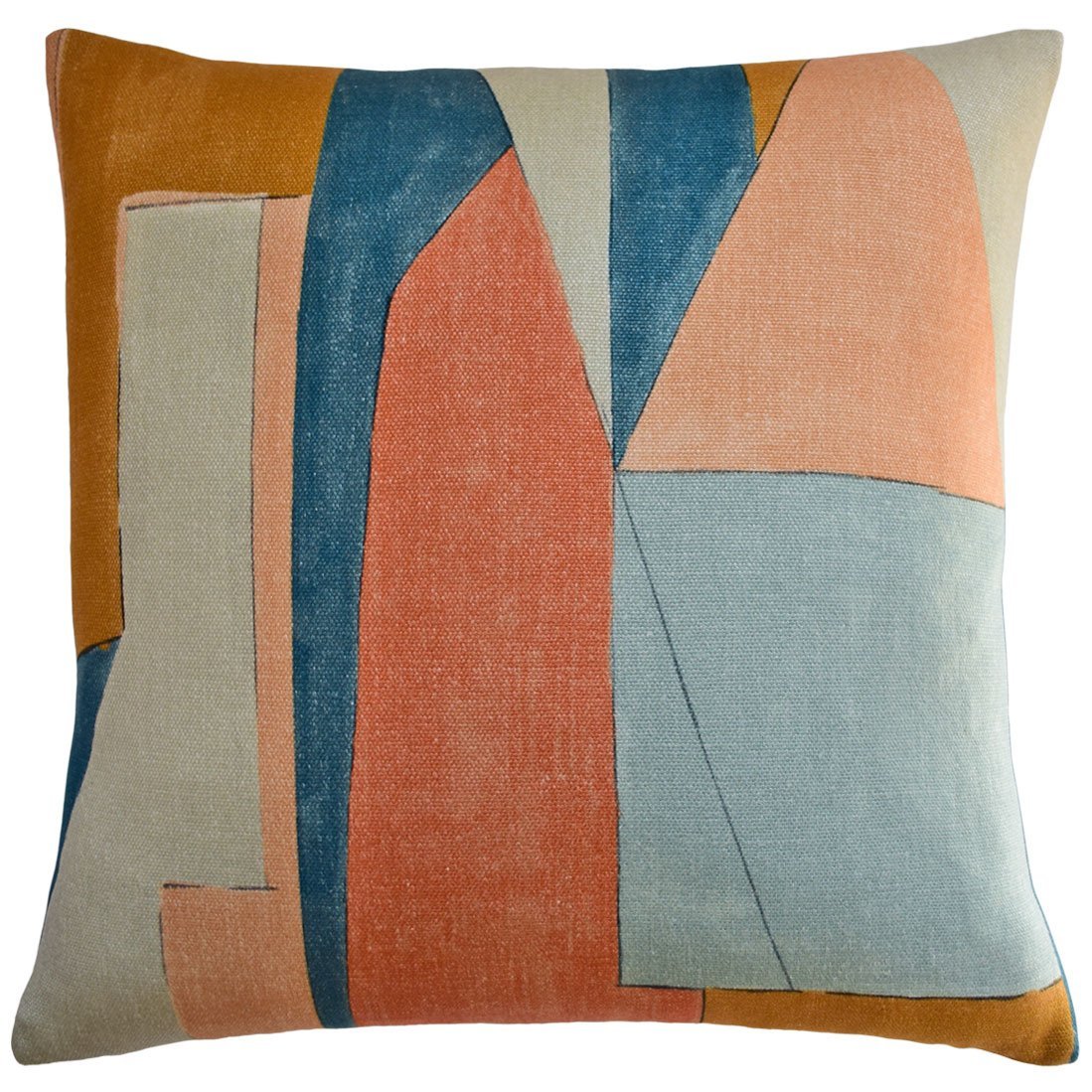 District Apricot Throw Pillow | Ryan Studio at Fig Linens