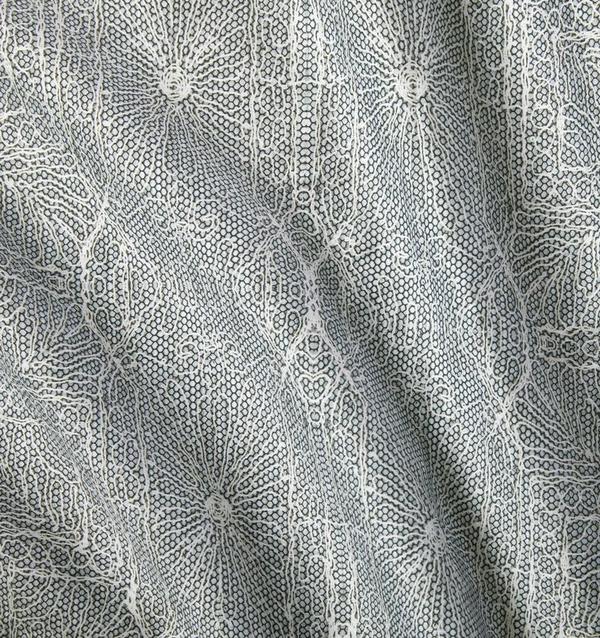 Fig Linens - Emilia Black Bedding by Sferra - closeup