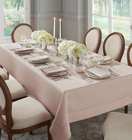 Reece Petal & Gold Tablecloth by Sferra | Fig Linens and Home