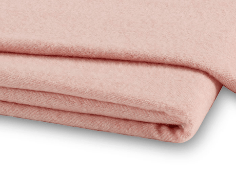 Italian Herringbone Blush Throw by Lands Downunder