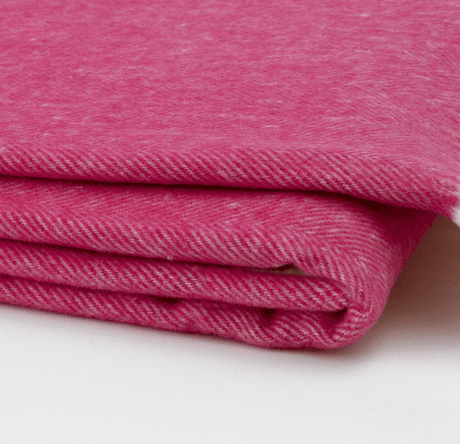 Italian Herringbone Peony Throw by Lands Downunder