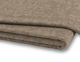 Italian Herringbone Cocoa Throw by Lands Downunder