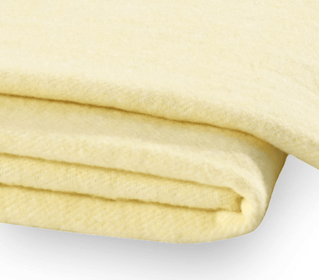 Italian Herringbone Butter Throw by Lands Downunder