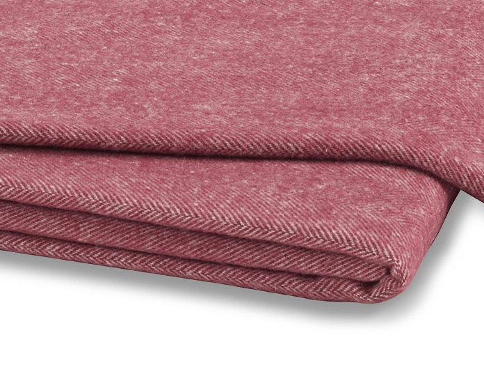 Italian Herringbone Pomegranate Throw by Lands Downunder