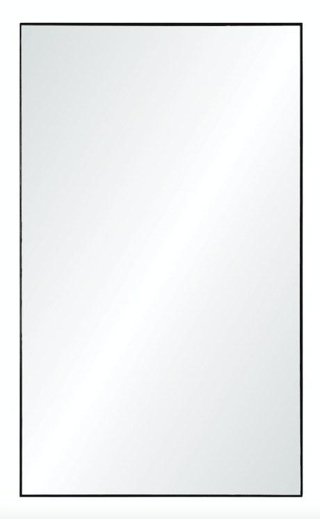 Black Nickel Wall Mirror - Large Wall Mirror  | Fig Linens