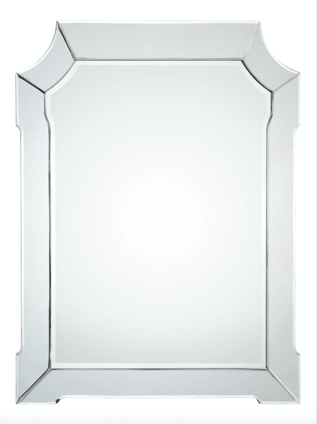 Large Beveled Accent Wall Mirror by Mirror Image Home - Fig Linens