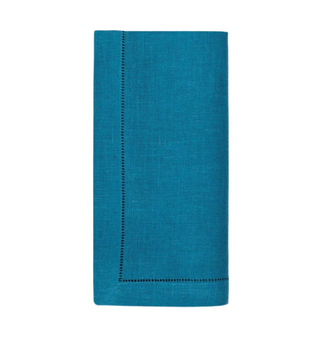 Sferra Teal Festival Dinner Napkin - Fig Linens and Home