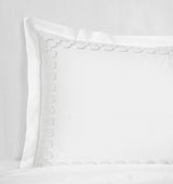 Pillow Sham - Sferra Linens Catena Lunar Percale Bedding at Fig Linens and Home