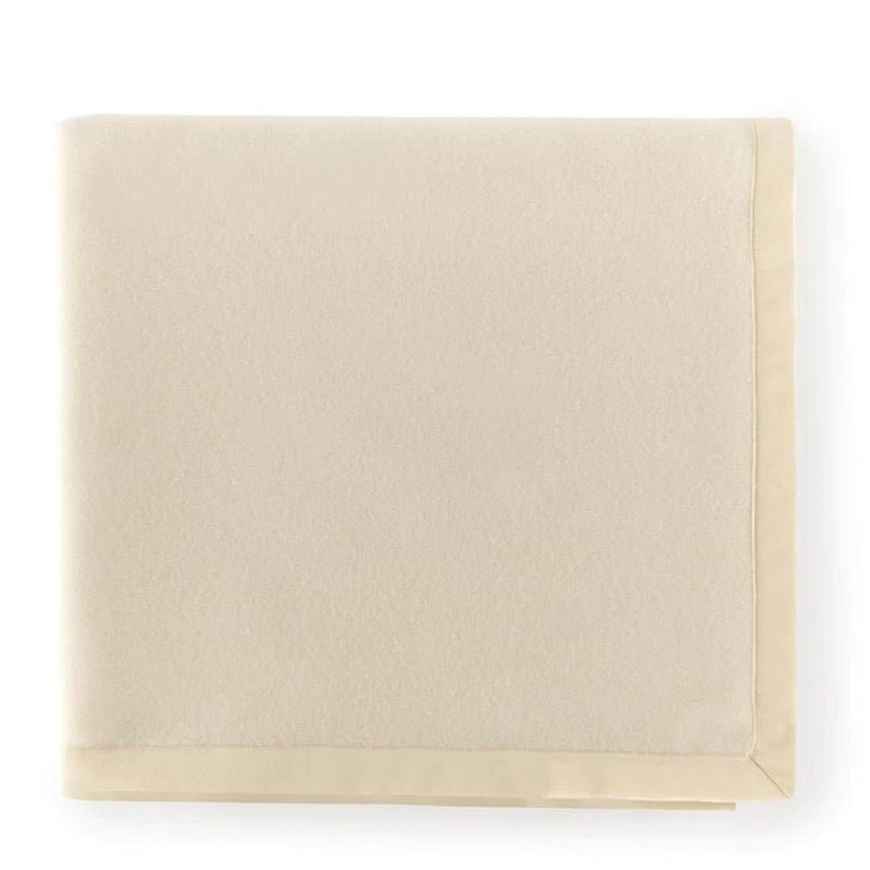 Sferra Ivory Olindo Blanket - Wool - Fig Linens and Home