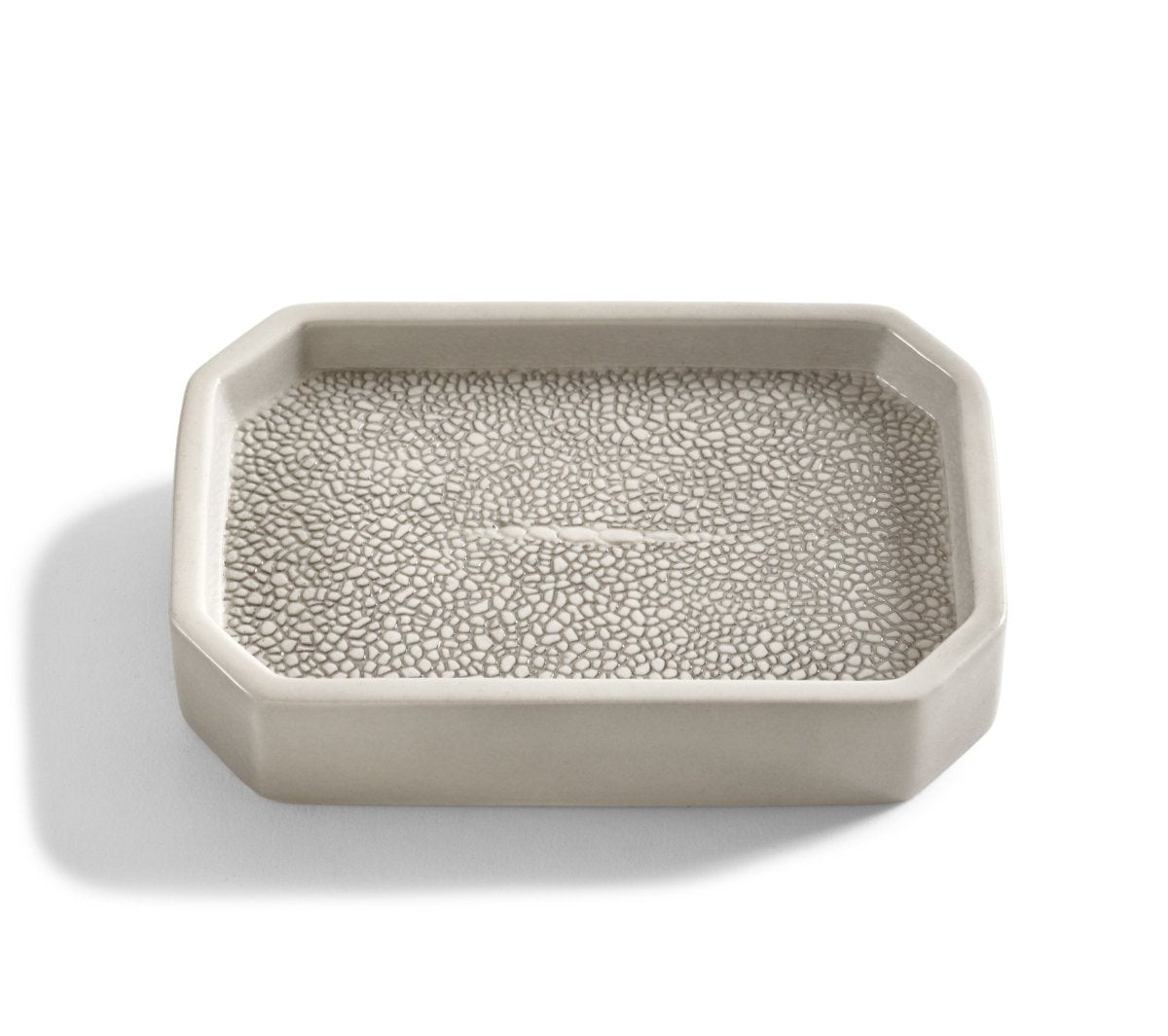 Kassatex Shagreen Soap Dish - Fig LInens