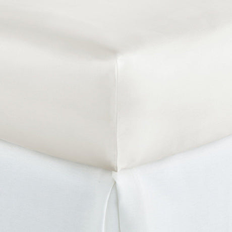 Ivory Fitted Sheet - Soprano Sateen - Peacock Alley Bedding at Fig Linens and Home