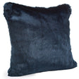 Steel Blue Mink Faux Fur Pillows