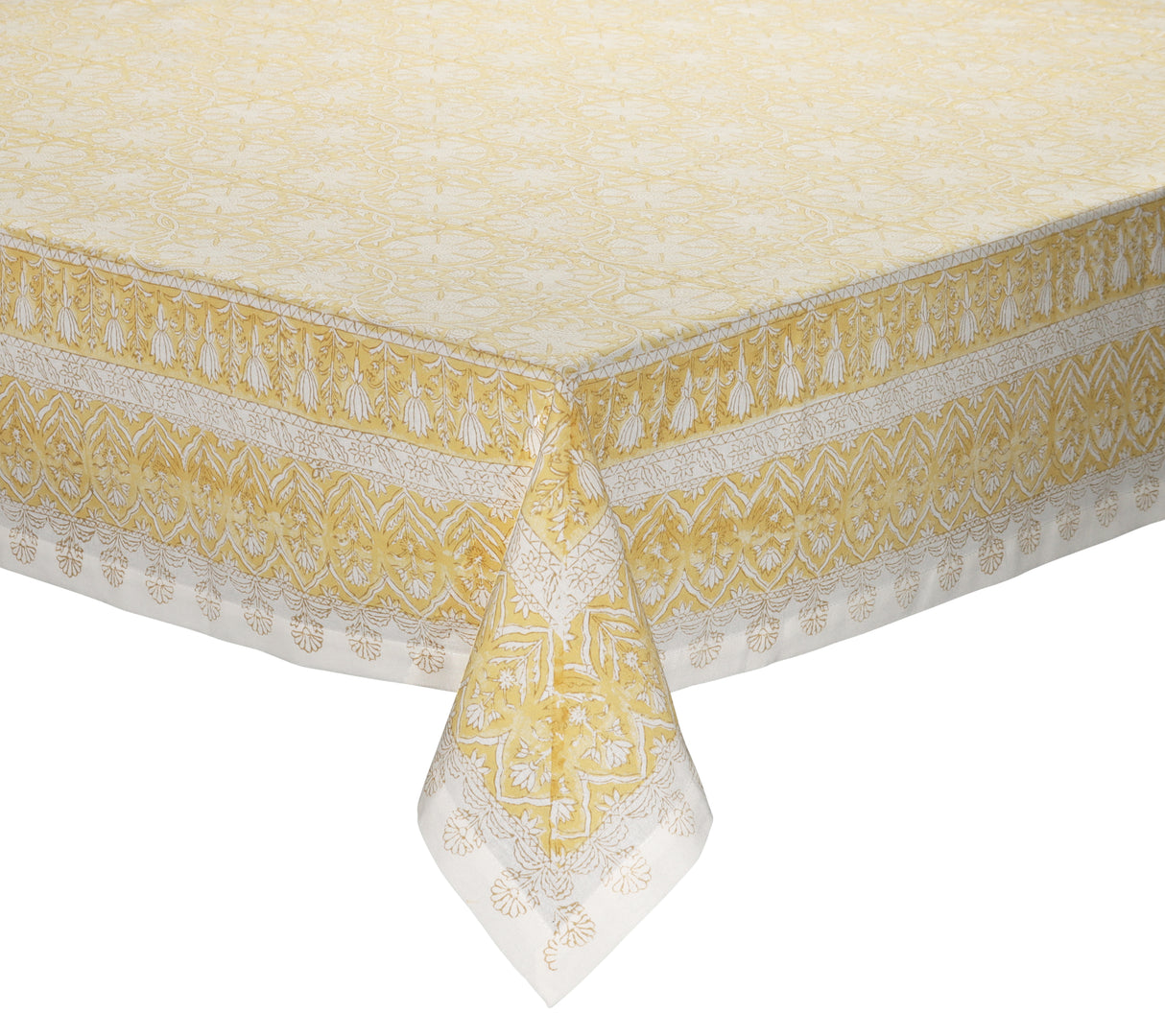 Provence Tablecloth in Yellow, 110"L x 58"W by Kim Seybert at Fig Linens and Home