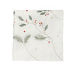 Holly and Sprig Tablecloth in White, Red & Green by Kim Seybert at Fig Linens and Home