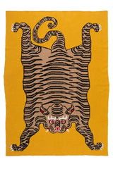 Tiger Rug Cashmere Throw - Saved New York