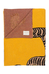 Fig Linens - Saved NY Tiger Rug Cashmere Throw