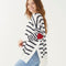 Amour Navy Striped Sweater by Mer Sea - Fig Linens and Home 3