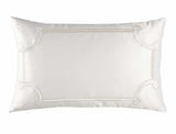 Lili Alessandra Vendome Ivory Lumbar Rectangle Pillow