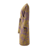 Robe Side Full View - Yves Delorme Organic Cotton Fresque Kimono Women's Bathrobe Loungewear