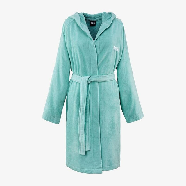 Plain Aruba Blue Robes by Hugo Boss Home at Fig Linens and Home