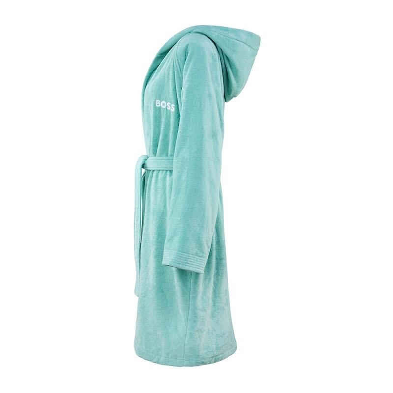 Side Plain Aruba Blue Robes by Hugo Boss Home at Fig Linens and Home