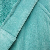 Detail 1 Plain Aruba Blue Robes by Hugo Boss Home at Fig Linens and Home