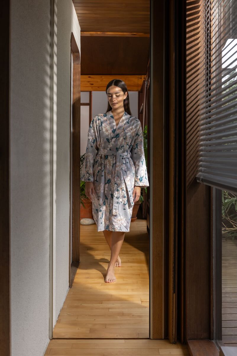 Kenzo K Mitsuko Kimono Bathrobe (Women's) by Yves Delorme