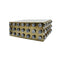 Worlds Away Alba Large Brass Box - Side View | Fig Linens