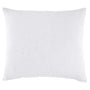 Woven White King Euro Pillow Sham