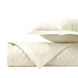 ABBEY Quilted Coverlet in Ivory by Home Treasures at Fig Linens and Home