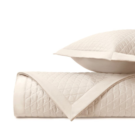 ANASTASIA Quilted Coverlet in Ecru by Home Treasures at Fig Linens and Home