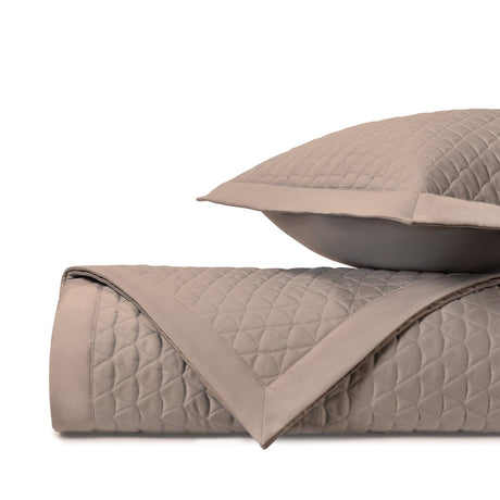 ANASTASIA Quilted Coverlet in Mist Gray by Home Treasures at Fig Linens and Home