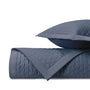 ANASTASIA Quilted Coverlet in Stone Blue by Home Treasures at Fig Linens and Home