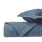 ATHENS Quilted Coverlet in Slate Blue by Home Treasures at Fig Linens and Home