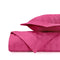 BLOCK Quilted Coverlet in Bright Pink by Home Treasures at Fig Linens and Home