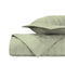 BLOCK Quilted Coverlet in Crystal Green by Home Treasures at Fig Linens and Home