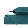 BLOCK Quilted Coverlet in Teal by Home Treasures at Fig Linens and Home