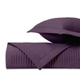 CHANNEL Quilted Coverlet in Purple by Home Treasures at Fig Linens and Home