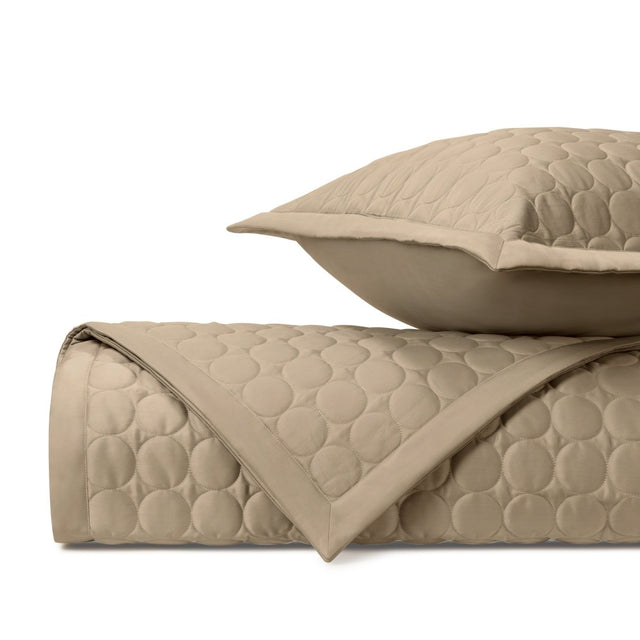 CLEO Quilted Coverlet in Candlelight by Home Treasures at Fig Linens and Home