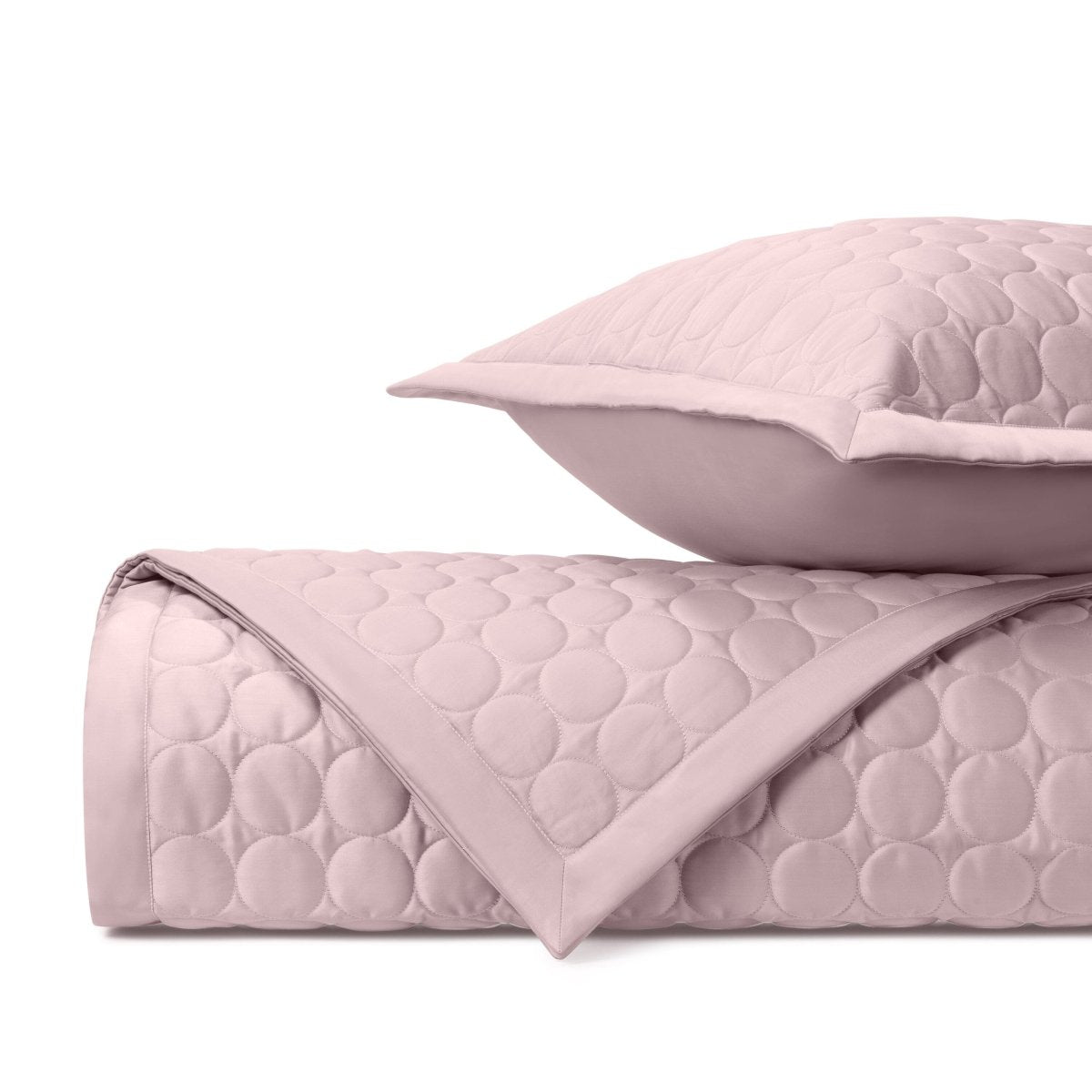 CLEO Quilted Coverlet in Incenso Lavender by Home Treasures at Fig Linens and Home