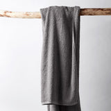 Cloud Loom Slate Organic Bath Towels by Coyuchi | Fig Linens