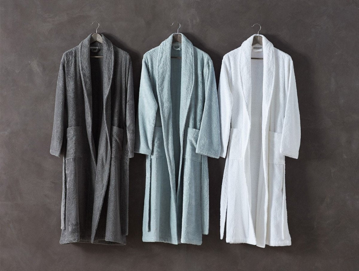 Coyuchi Cloud Loom Organic Unisex Robes | Fig Linens