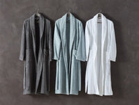 Thumbnail for Coyuchi Cloud Loom Organic Unisex Robes | Fig Linens